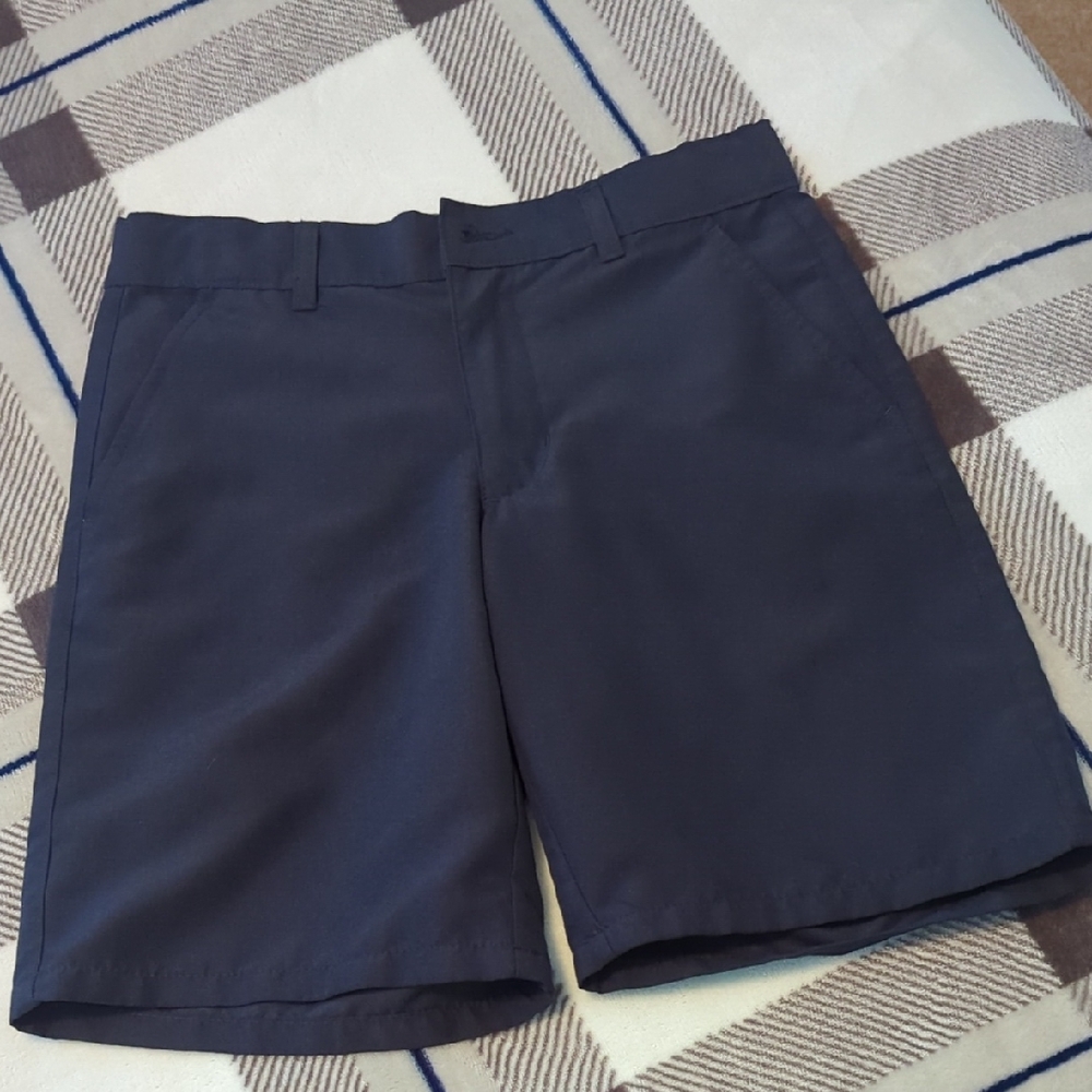 Izod Dark Blue Flat Front Shorts